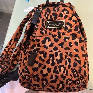 Marc Jacobs leopard backpack